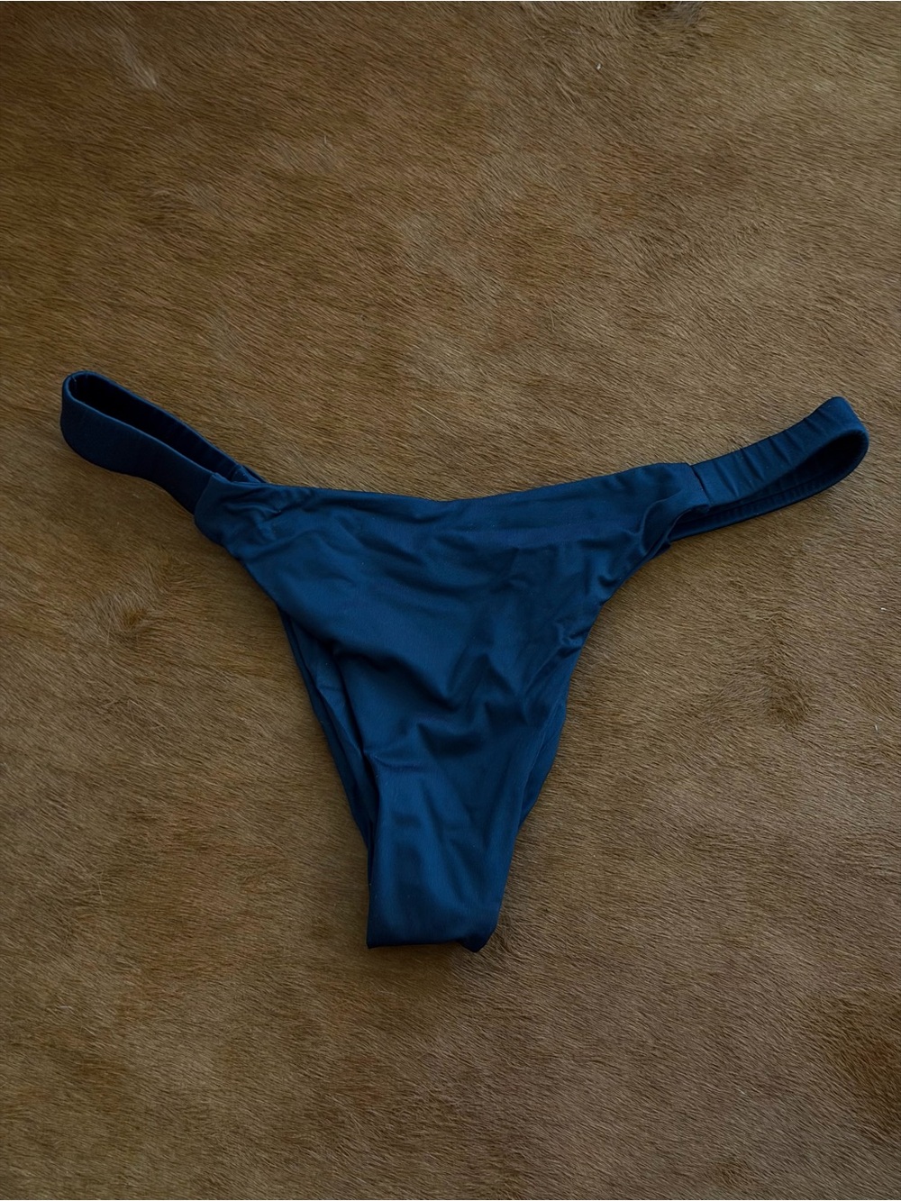 Black cheeky bikini bottom size S